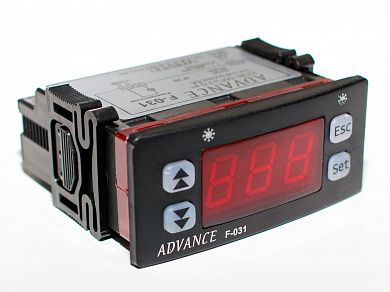 Микропроцессорный блок управления холодильным оборудованием ADVANCE F-031 (1 реле, 1 датчик), контроллер